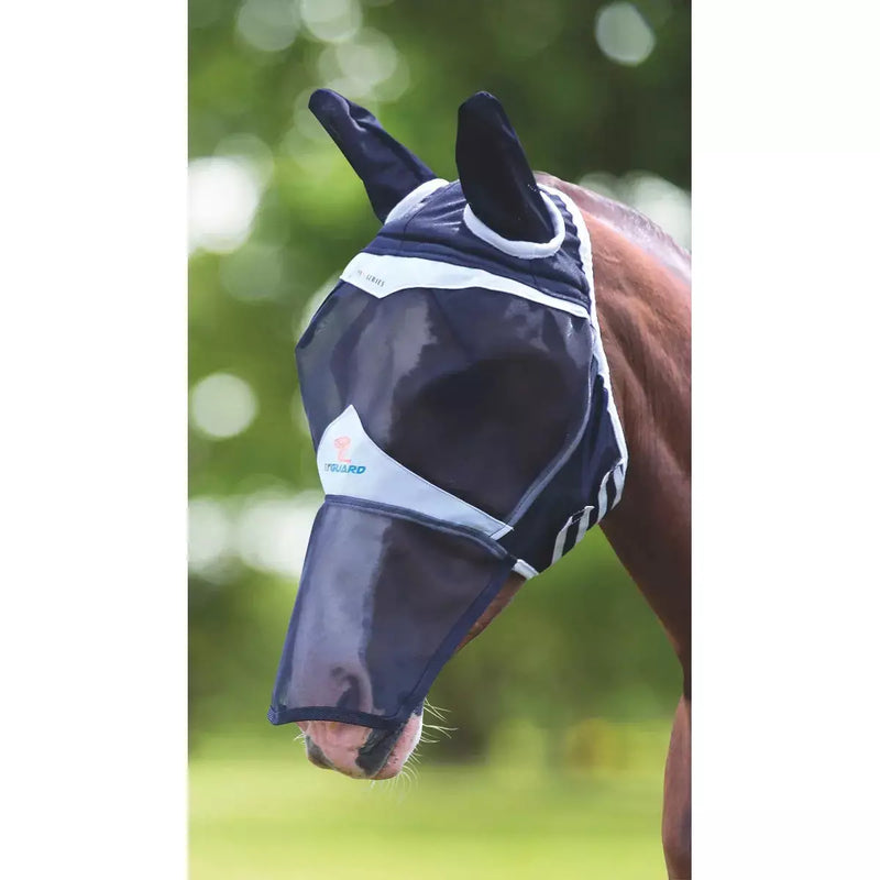 SHIRES FINE MESH FLY MASK WITH EARS & NOSE