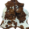 COW HIDE TRI BRINDLE 8O" X 70"