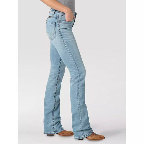 WRANGLER WOMENS WILLOW MID-RISE BOOT CUT JEAN - DIANE