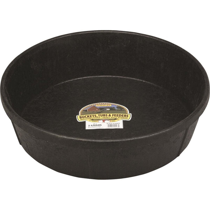 RUBBER FEED PAN 3 GALLON