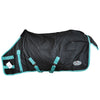 GOLIATH 600D RAIN SHEET - BLACK/AQUA BINDING