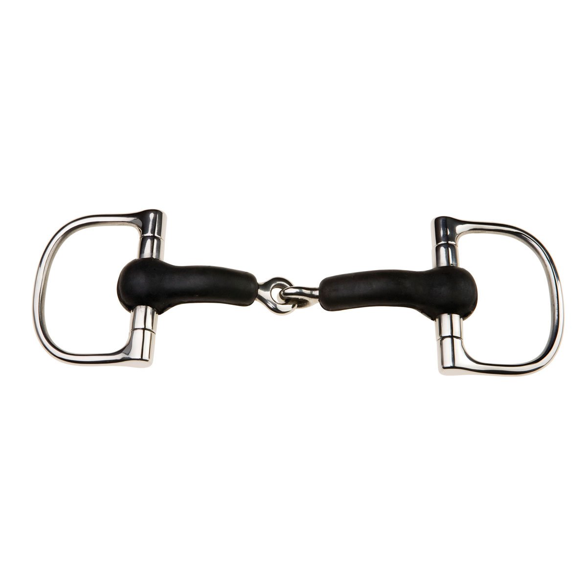 KORSTEEL HARD RUBBER JOINTED SNAFFLE BIT 5"