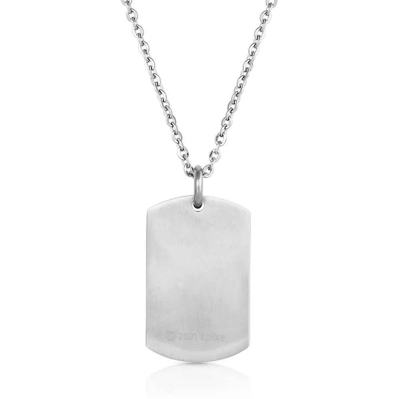 MONTANTA SILVERSMITHS YELLOWSTONE STRONG DOG TAG NECKLACE