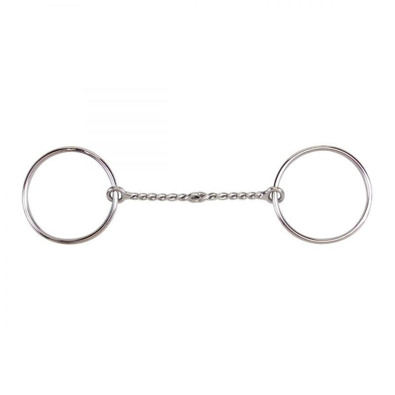 KORSTEEL TWISTED WIRE LOOSE RING SNAFFLE 5"