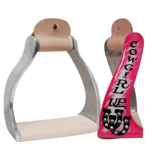 COWGIRL UP TWISTED STIRRUPS