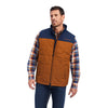 ARIAT CRIUS INSULATED VEST - CHESTNUT/NAVY