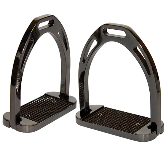 KORSTEEL ALUMINUM STIRRUPS - BLACK