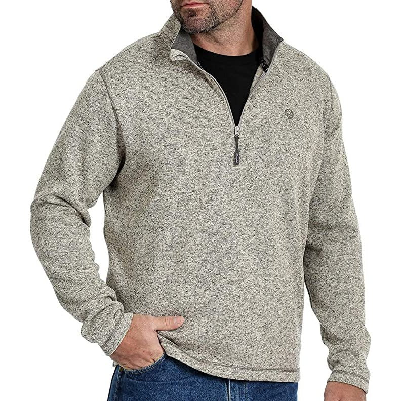 WRANGLER GEORGE STRAIGHT 1/4 ZIP KNIT PULLOVER