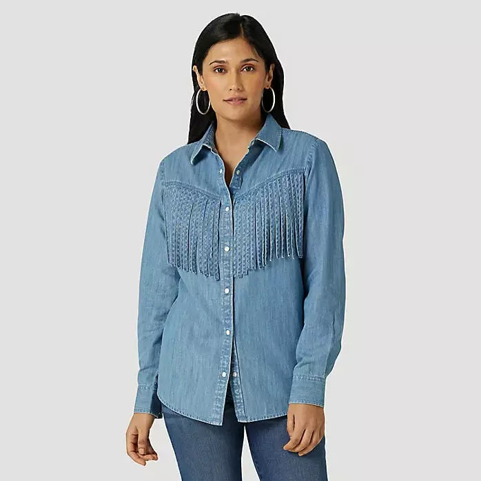 Wrangler retro online denim shirt