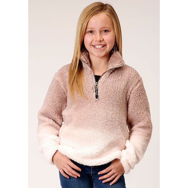 ROPER GIRLS POLAR FLEECE - DIP DYE