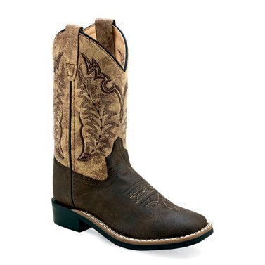OLD WEST TODDLER BROWN COWBOY BOOTS