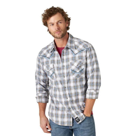 WRANGLER MENS ROCK 47 MODERN FIT SHIRT