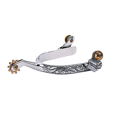 WEAVER MENS ENGRAVED ROPING SPUR