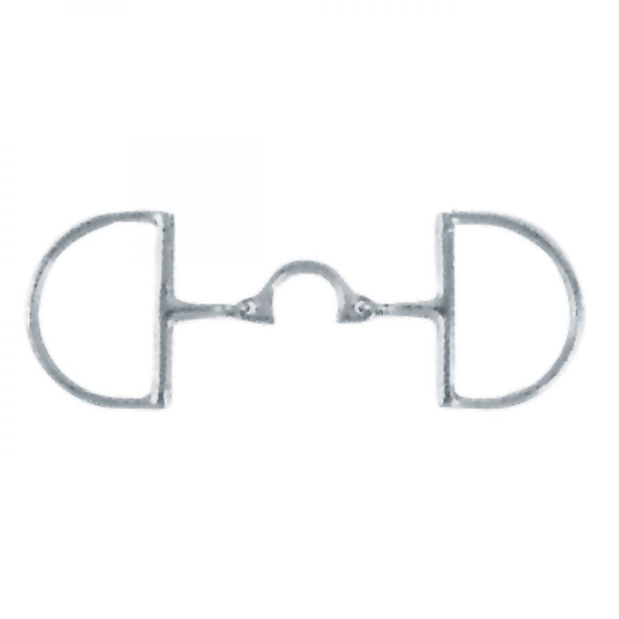 KORSTEEL STAINLESS STEEL SEGUNDA DEE RING SNAFFLE BIT 5.5"