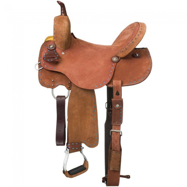 SILVER ROYAL MEDINA ROUGH OUT BARREL SADDLE