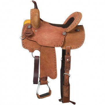 TOUGH 1 BRANSON ROUGH OUT BARREL SADDLE