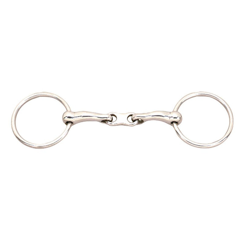 KORSTEEL FRENCH LINK LOOSE RING SNAFFLE BIT 4.5"