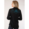 ROPER WOMENS RETRO HORSESHOE EMBROIDERED SHIRT