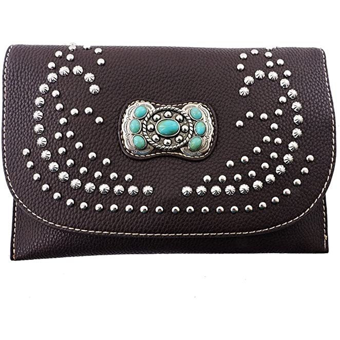 American Bling Studded Clutch