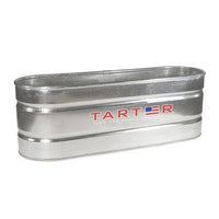 Tarter Galvanized 170 Gallon Stock Tank 2'X2'X6' Oval