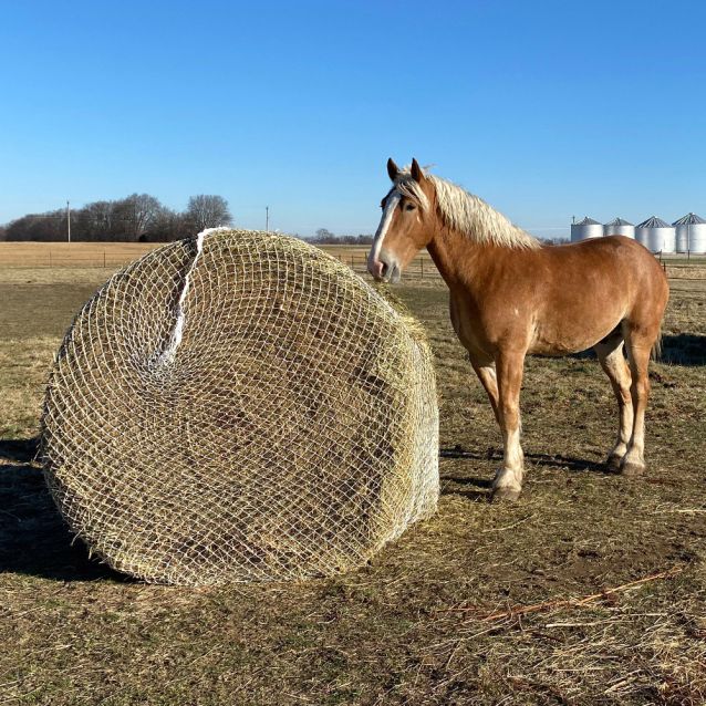 TOUGH 1 6'X6' TWISTED CORD ROUND BALE HAY NET