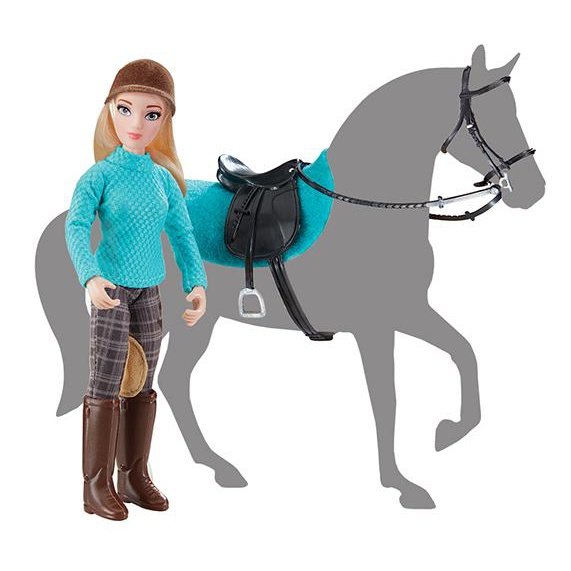 BREYER HEATHER ENGLISH RIDER & TACK