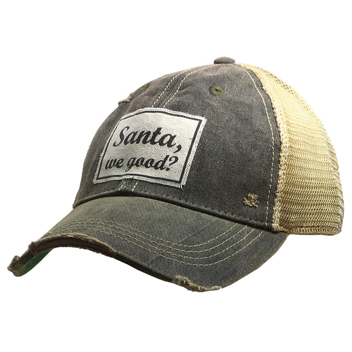 BALL CAP SANTA, WE GOOD?