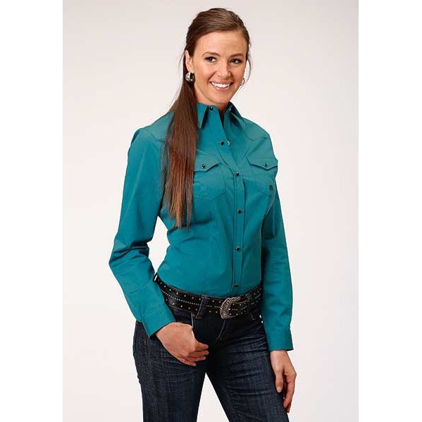 Roper Ladies Teal SHIRT