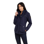 ARIAT WOMENS STERLING WATERPROOF INSULATED PARKA- NAVY