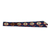 NAVAJO PRINT NAVY OFF BILLET & TIE STRAP SET