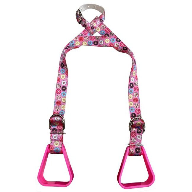 BUDDY STIRRUPS - PINK DONUT PRINT