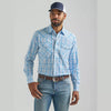 WRANGLER MENS 20X COMPETITION SHIRT - BABY BLUE