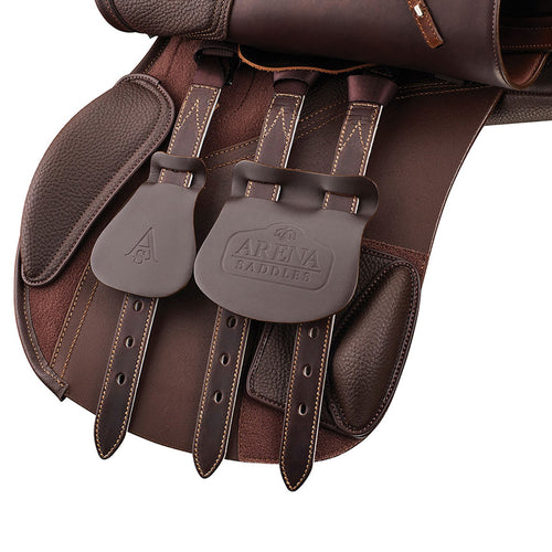 ARENA HIGH WITHER ALL PURPOSE SADDLE 17.5" BROWN