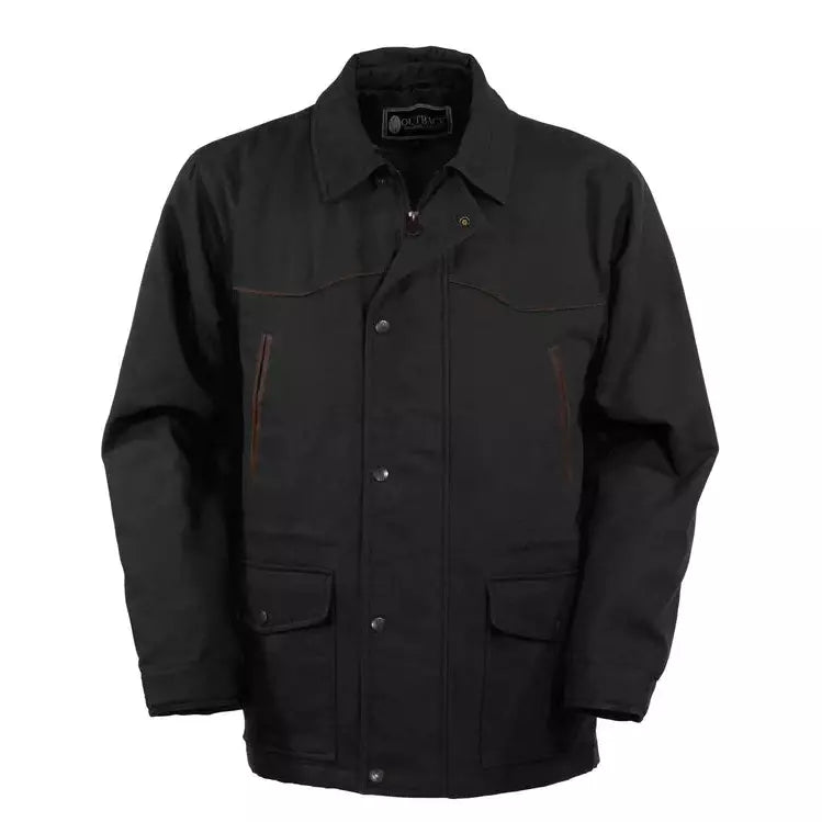 OUTBACK MENS CATTLEMAN JACKET - BLACK