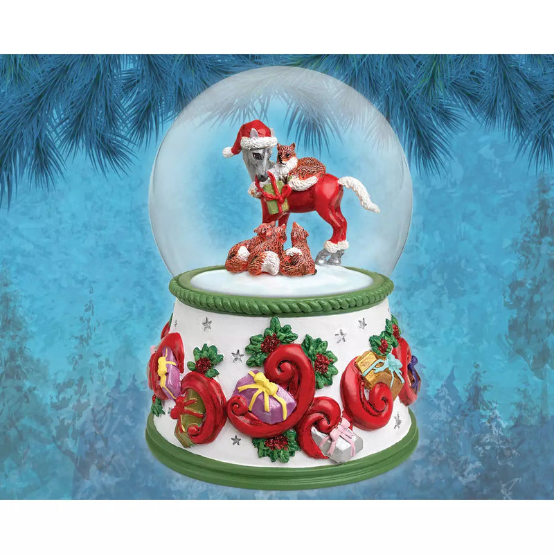 BREYER MUSICAL SNOW GLOBE