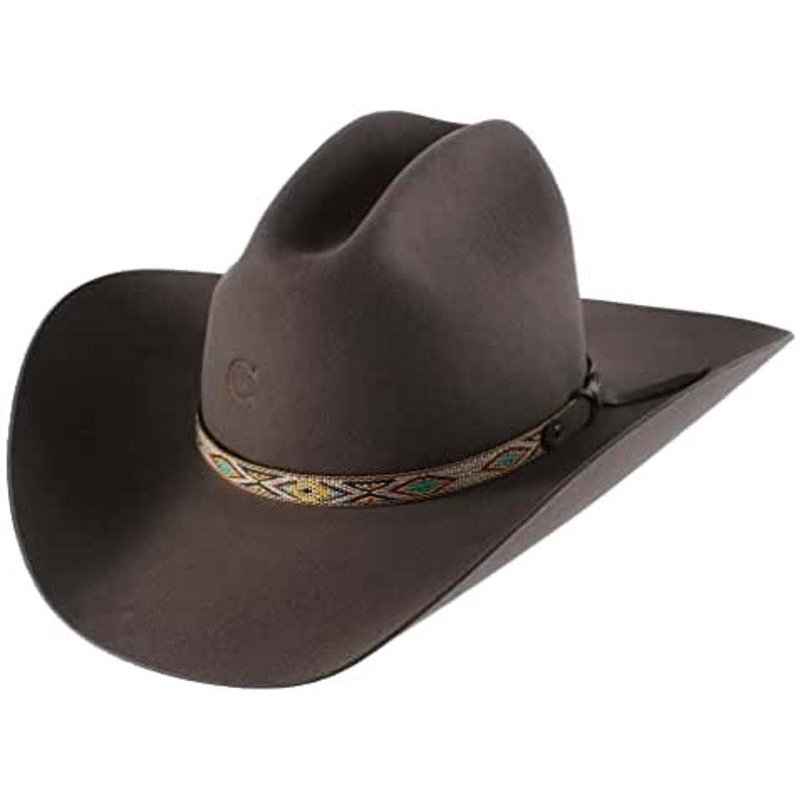 STETSON CHARLIE 1 HORSE RUN AWAY COWBOY HAT - GRANITE GREY