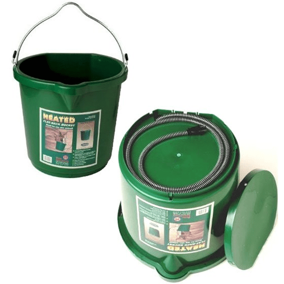 HEATED BUCKET 5 GALLON GREEN