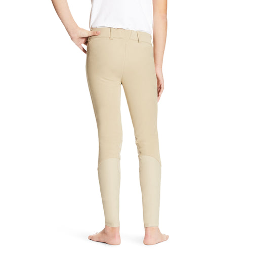 ARIAT YOUTH HERITAGE KNEE PATCH BREECH - TAN