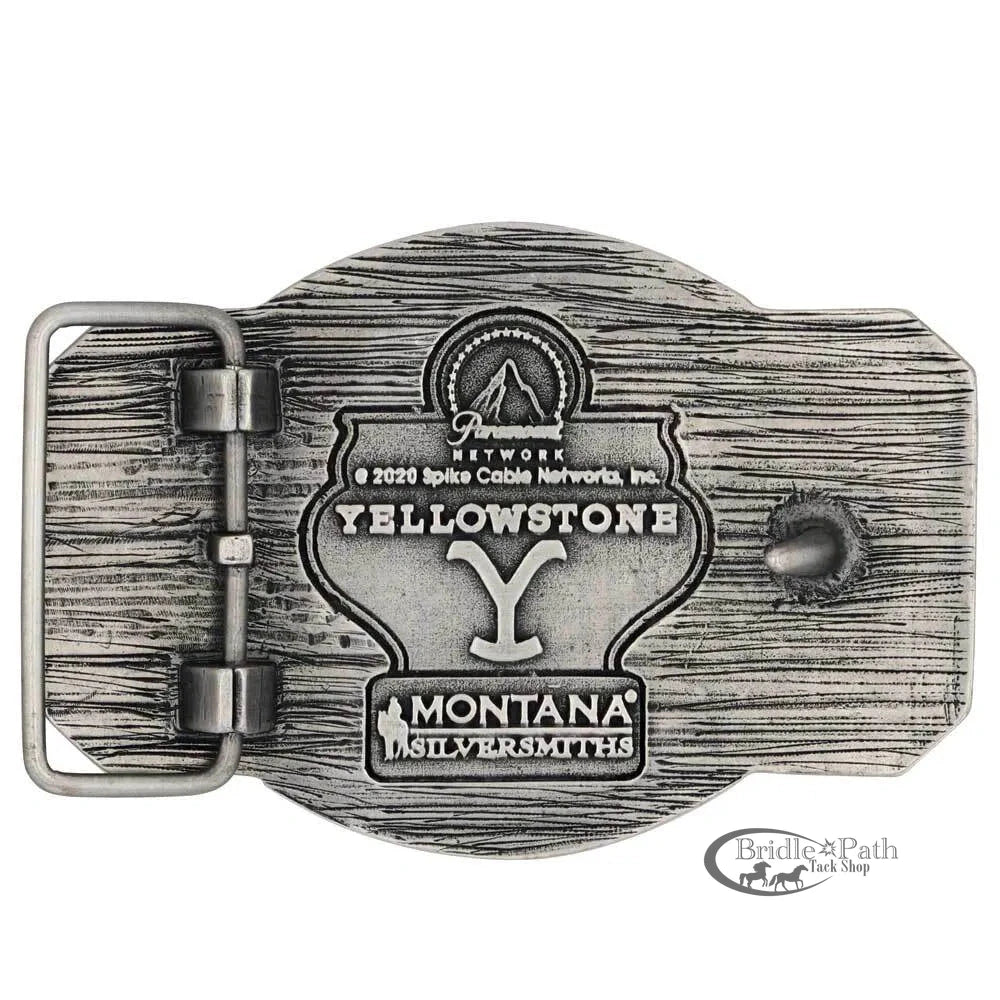 MONTANA SILVERSMITHS DUTTON RANCH ATTITUDE BELT BUCKLE