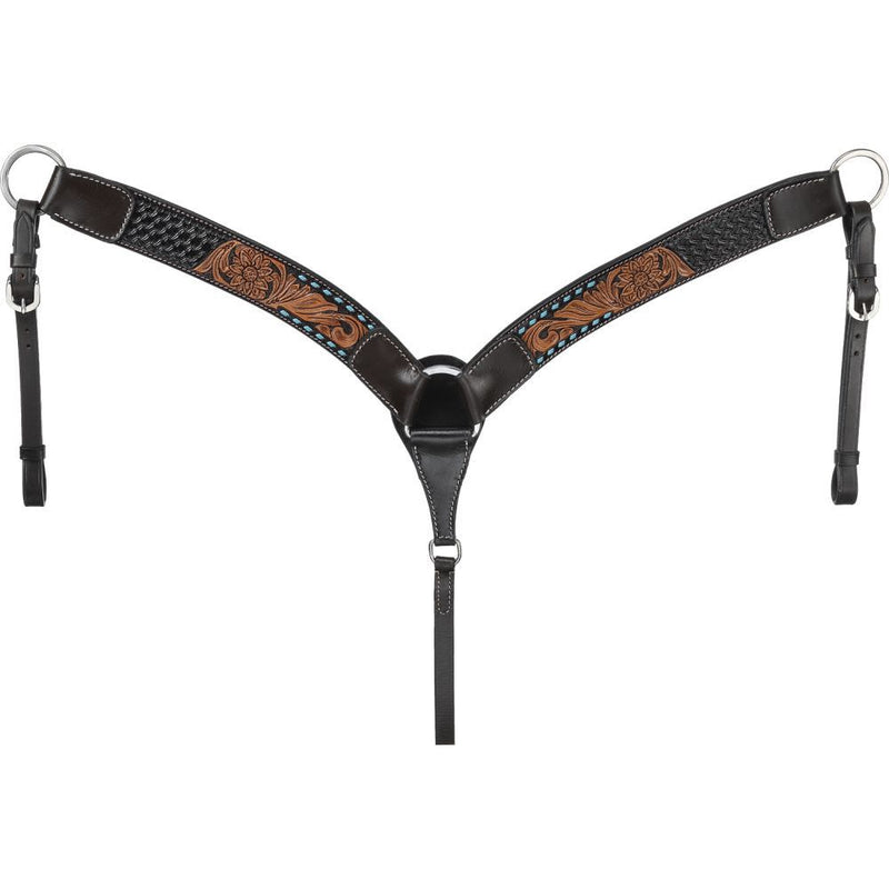 ROYAL KING BENTON SINGLE EAR HEADSTALL & BREAST COLLAR SET