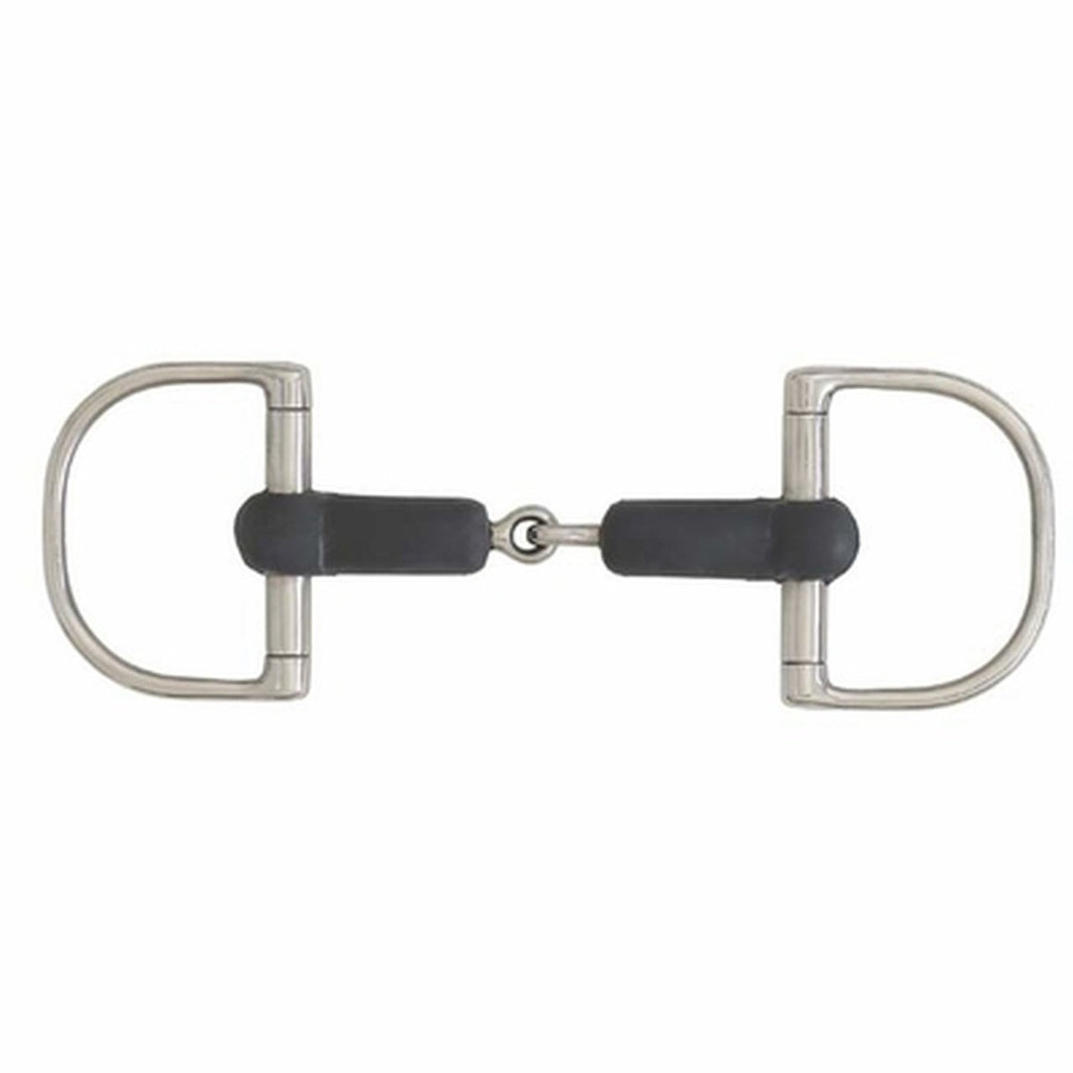 KORSTEEL SOFT RUBBER DEE RING SNAFFLE BIT