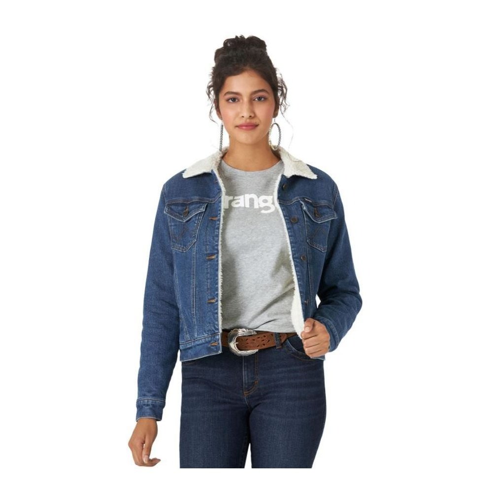 WRANGLER WOMENS DENIM TRUCKER JACKET