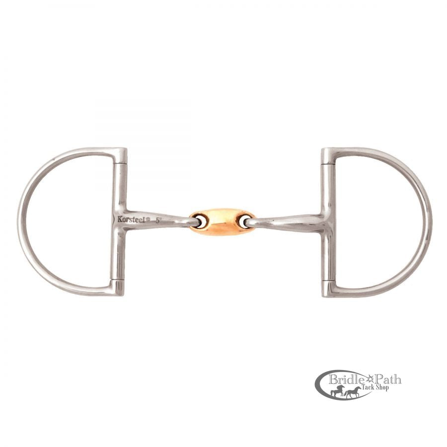 KORSTEEL COPPER LINK HUNTER DEE SNAFFLE BIT 4.75"