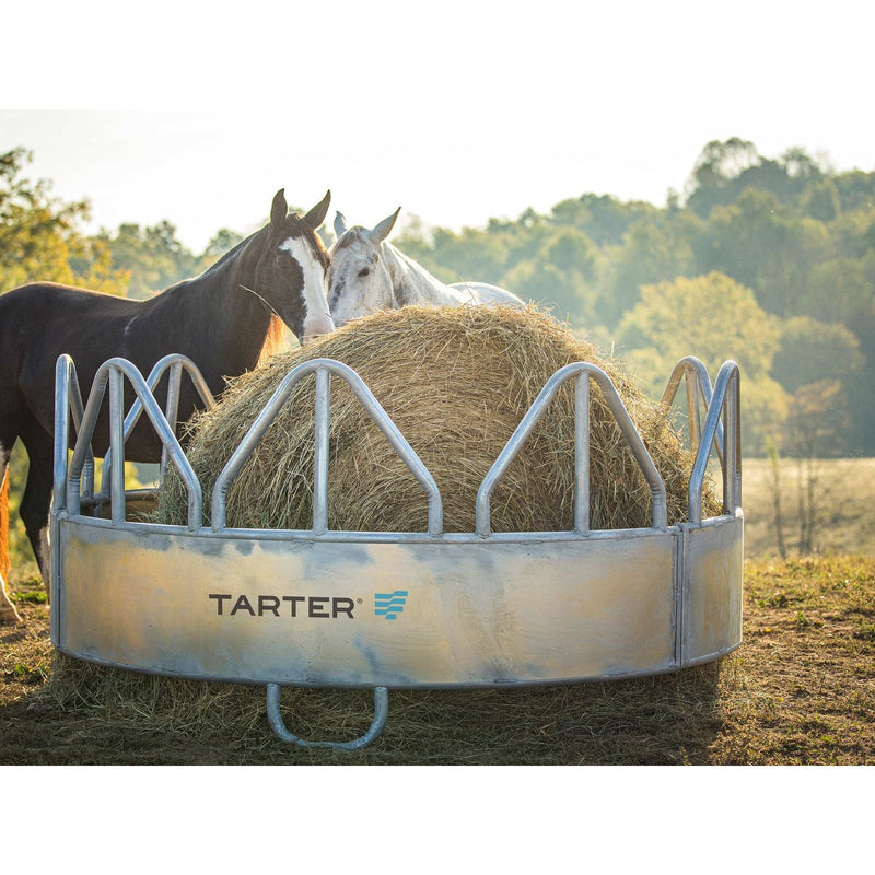 GALVANIZED A FRAME HORSE HAY FEEDER