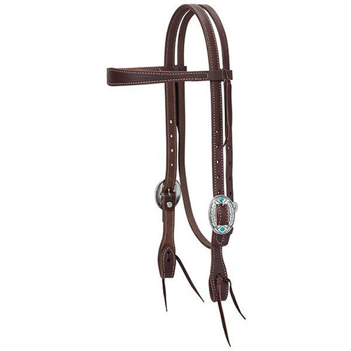 WEAVER LEATHER FEATHER HARDWARE HEADSTALL