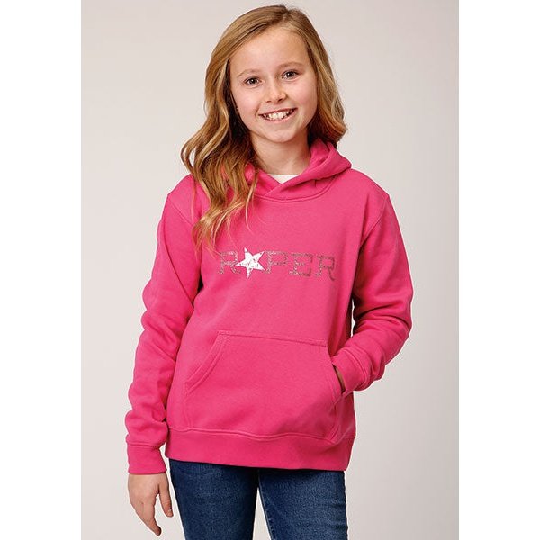 ROPER GIRLS HOODIE - PINK