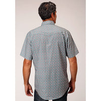 ROPER MENS SHORT SLEEVE SHIRT - VINTAGE GREY