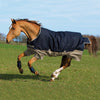 Horseware Mio Rain Sheet-NAVY/TAN