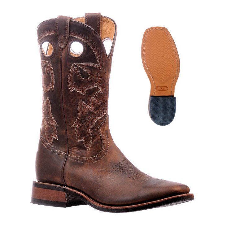 BOULET 6266 MENS COWBOY BOOT - TAN SPICE