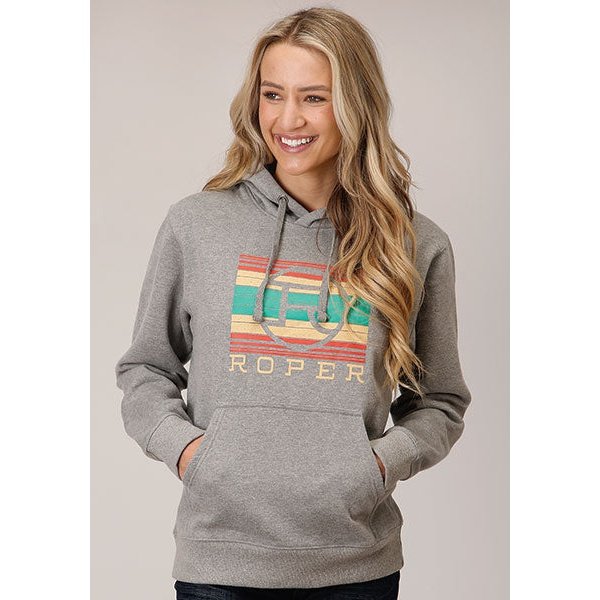 ROPER WOMENS HOODIE - GREY